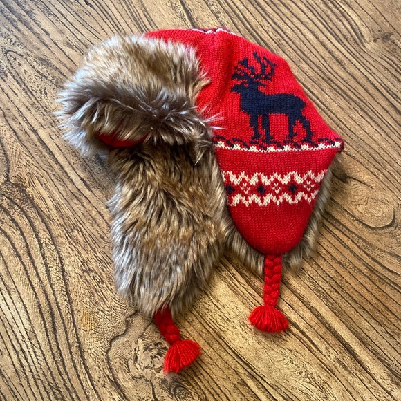 Gap Kids Reindeer Trapper Hat (Toddler) - Picture 2 of 5